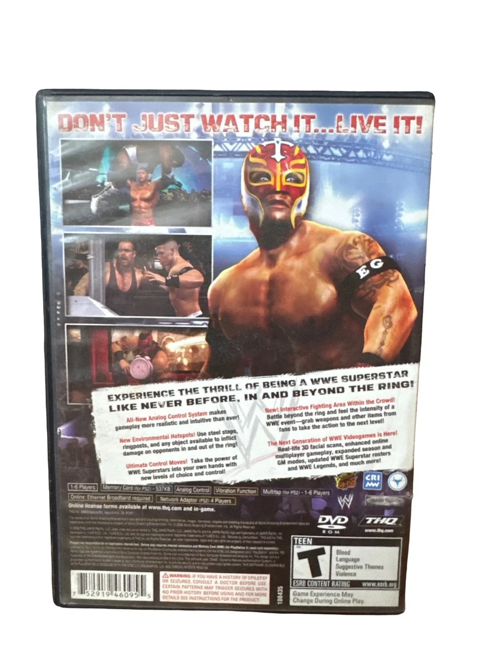 WWE Smackdown vs. Raw 2007 Sony PlayStation 2 2006 PS2 Wrestling Complete